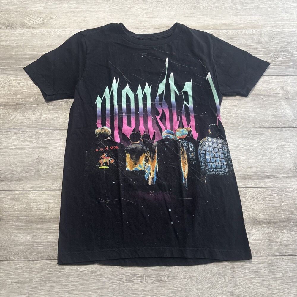 Stray Kids Maniac Tour Graphic T-Shirt Black K-Pop Concert Tee Adult Small